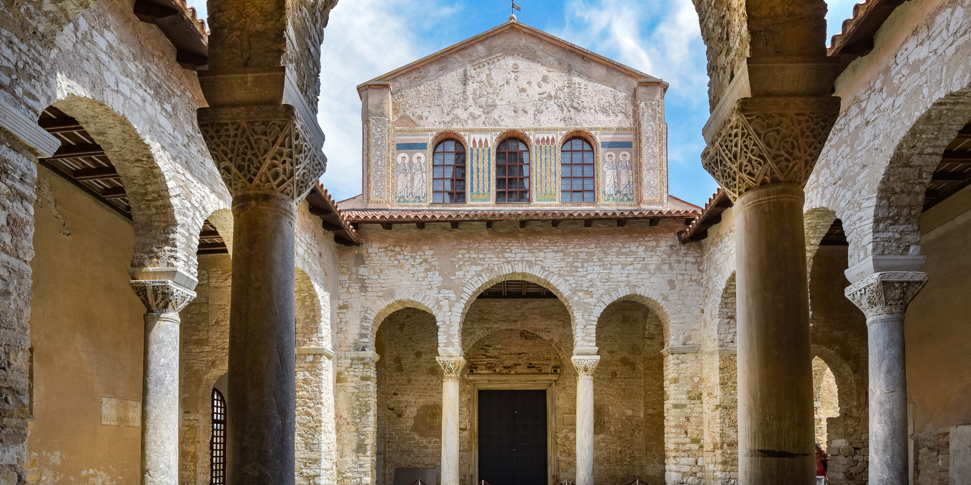 Die Euphrasius-Basilika in Poreč in Kroatien 