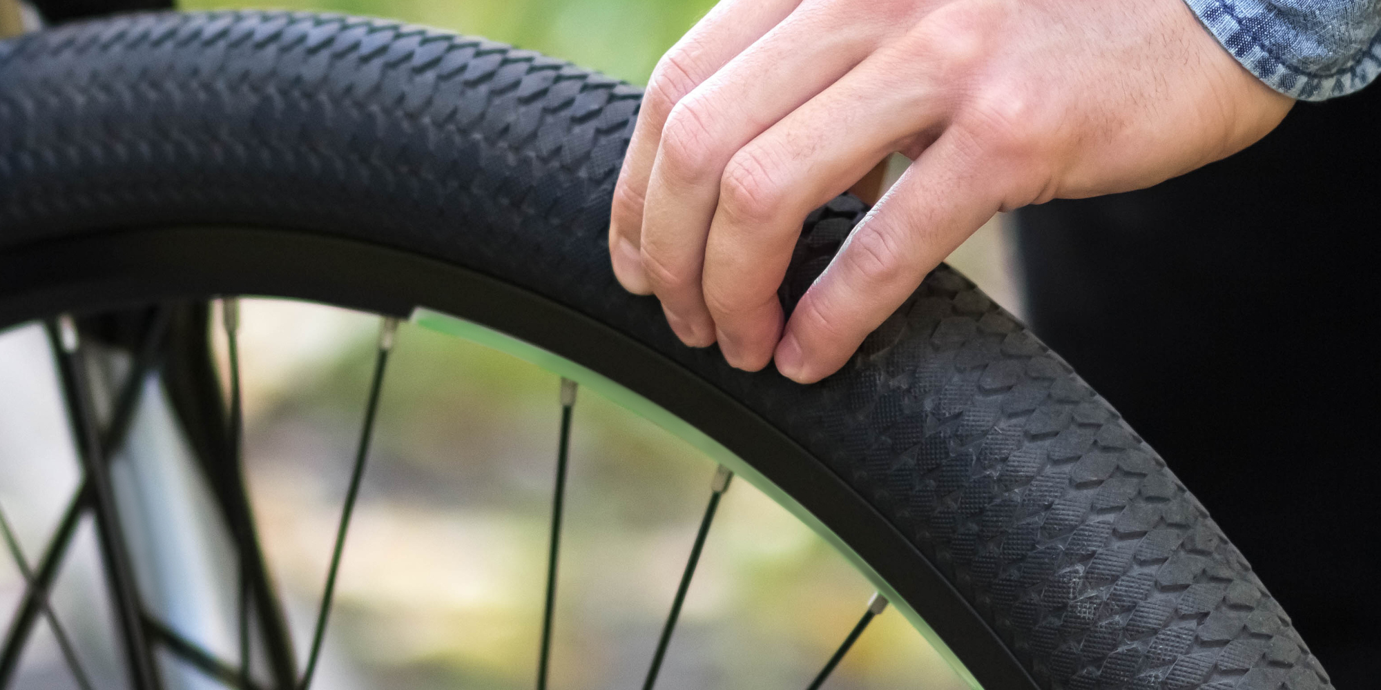 Fahrradreifen mit Universal- bzw. Diamantreifen-Profil