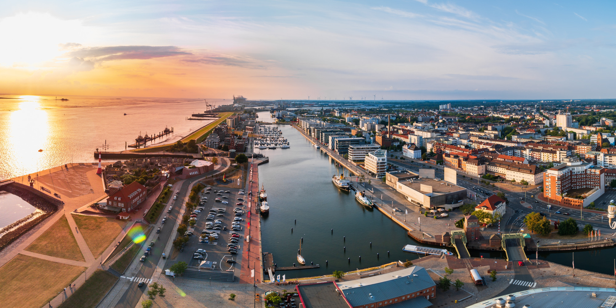 Bremerhaven von oben