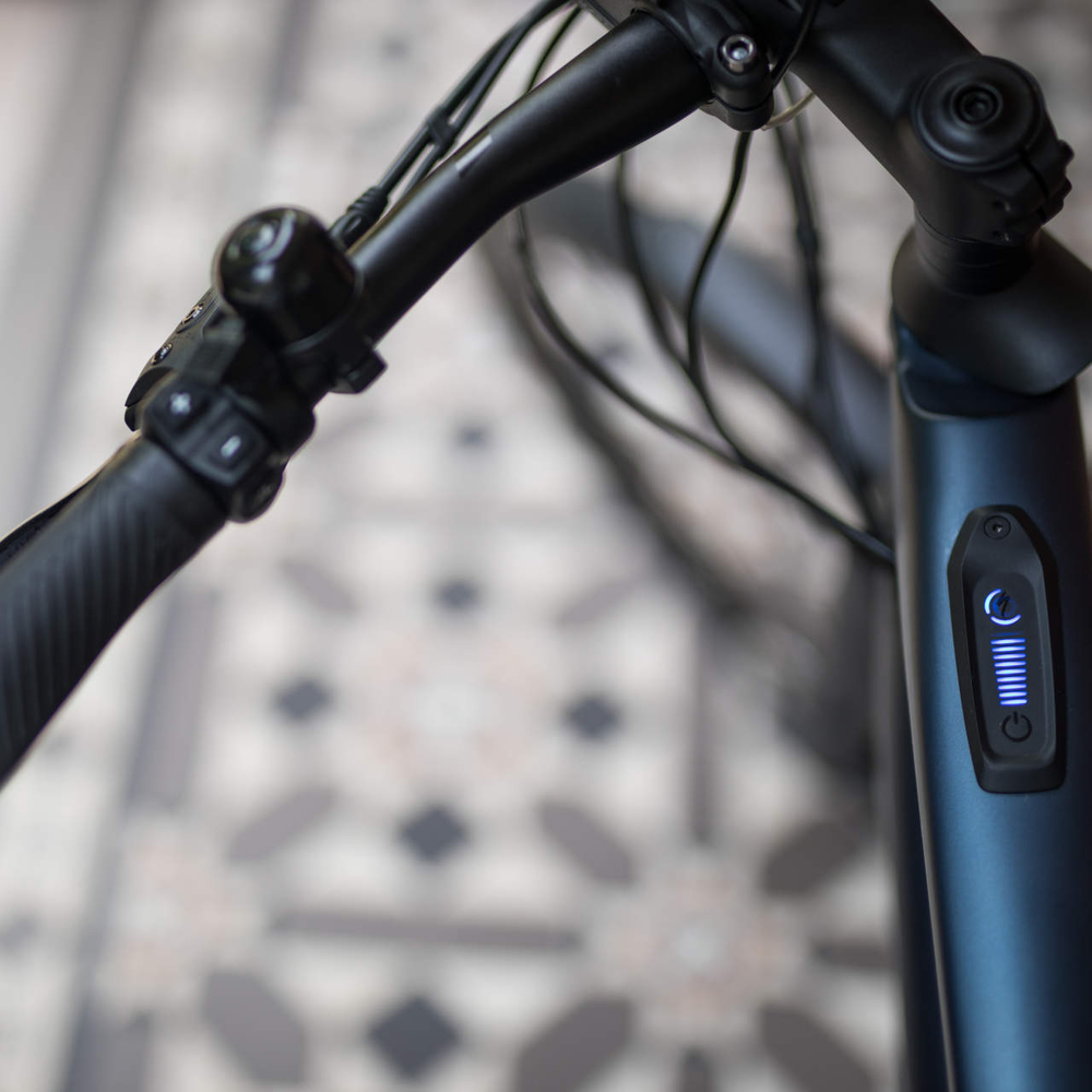 Die wichtigsten E-Bike Marken für dich zusammengefasst Nahaufnahme eines E-Bike Lenkers