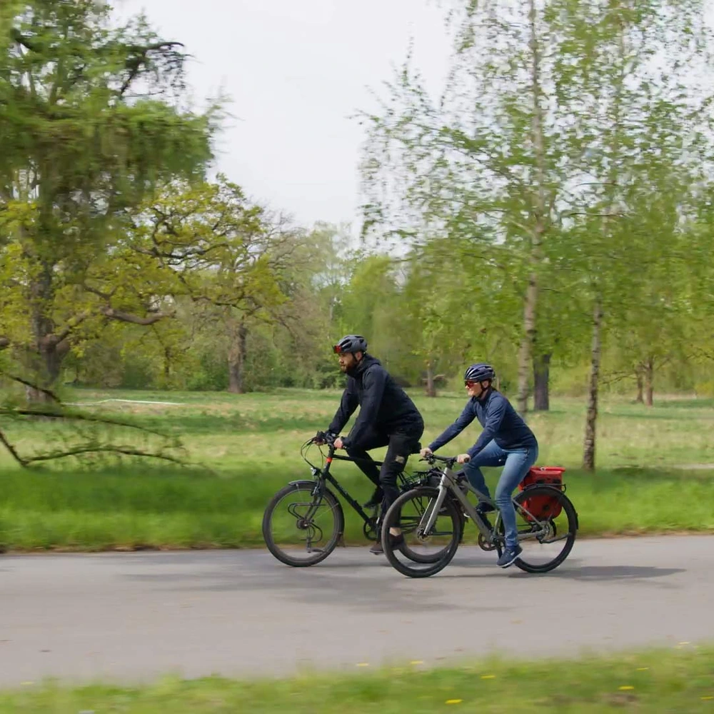 Eva-Maria und Felix beim Stadtradeln 2025