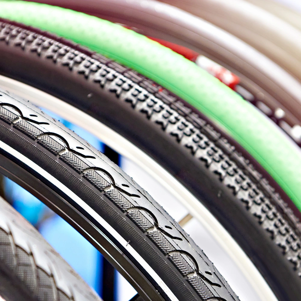 Verschiedene Fahrradreifen