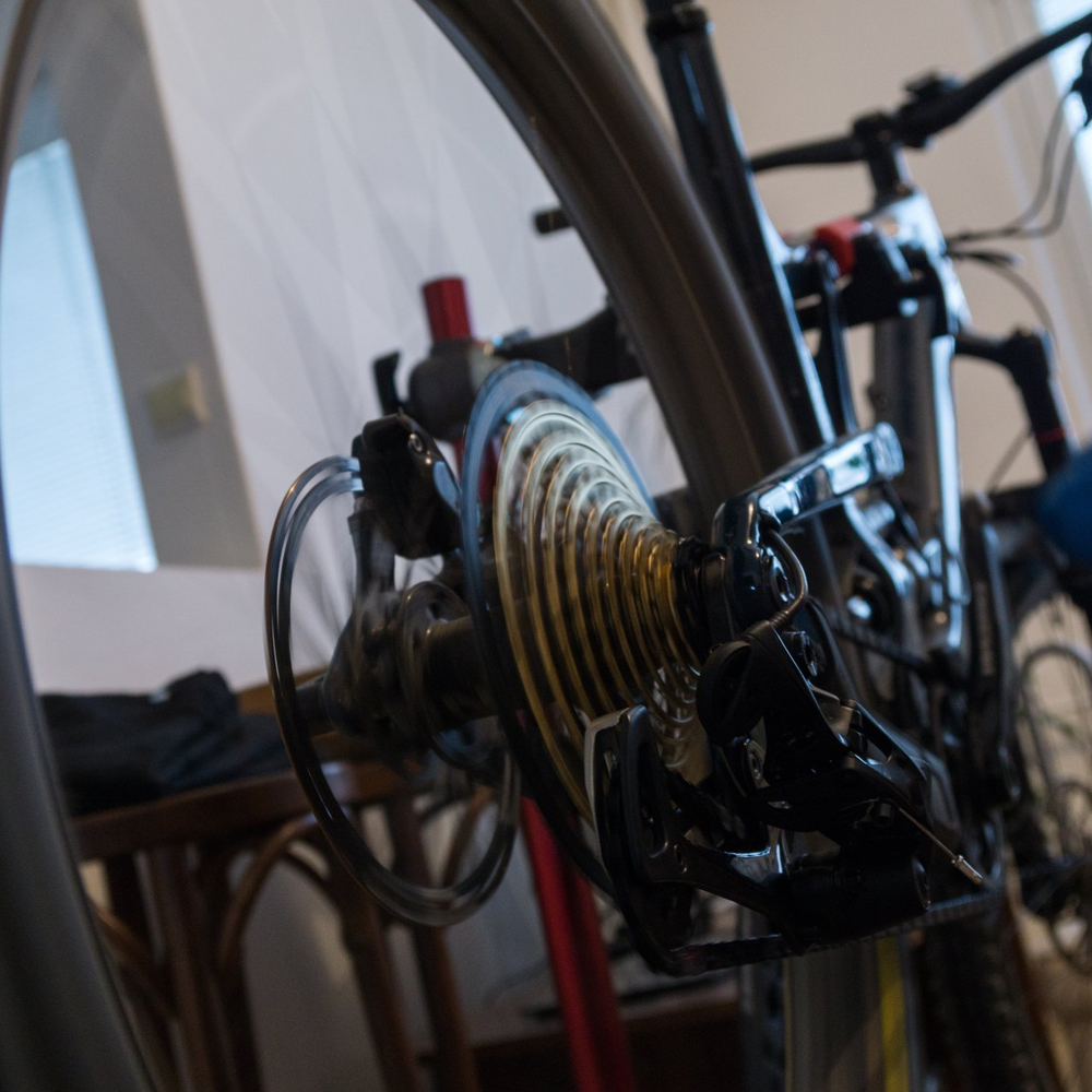 SRAM Eagle Powertrain am Mountainbike SRAM Eagle Powertrain Antriebssystem wird benutzt