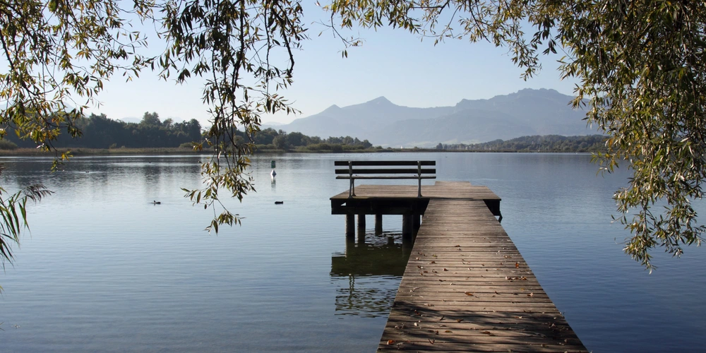 Bootssteg am Chiemsee 