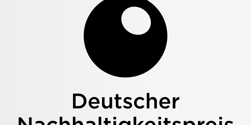 Nominierungslogo für den Deutschen Nachhaltigkeitspreis 2026.