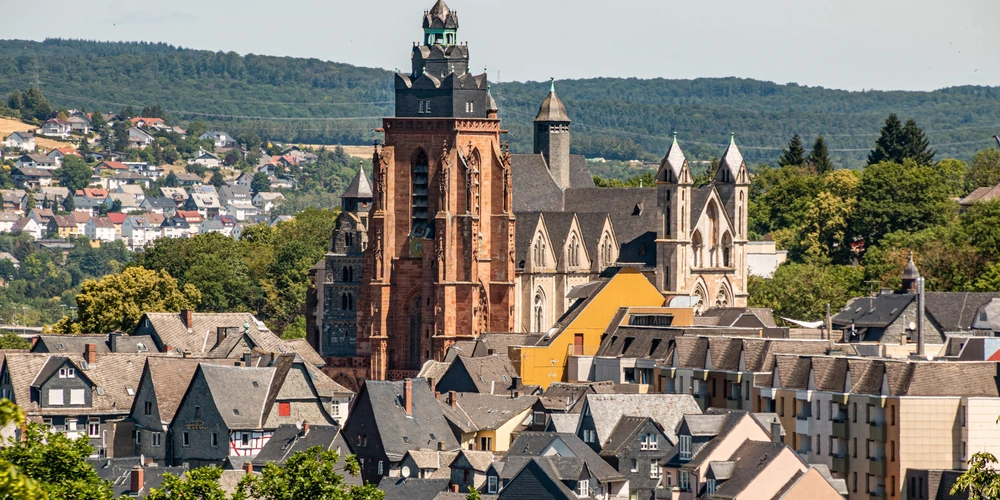 Landgrafenschloss von Marburg Das Landgrafenschloss von Marburg an der Lahn in Hessen