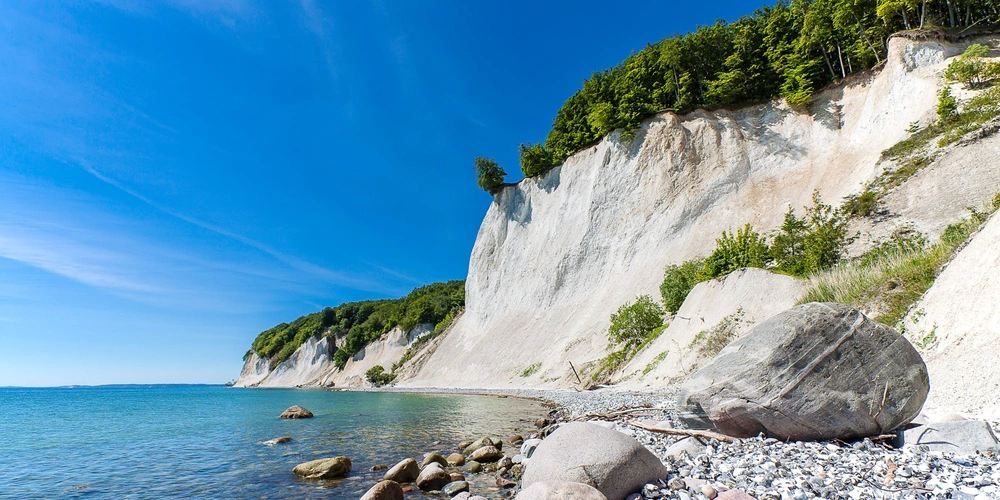 Die Ostseeküste auf der Insel Rügen