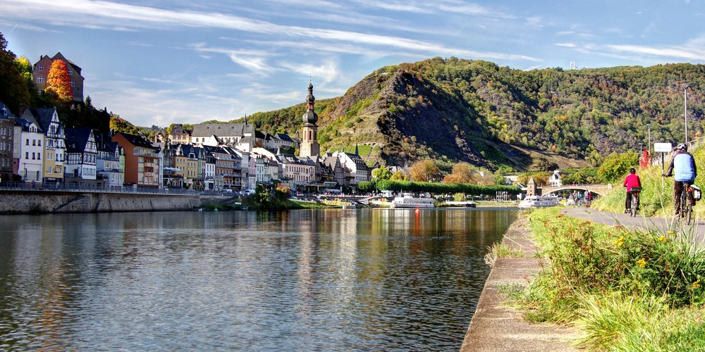 Radwandern an der Mosel bei Cochem 