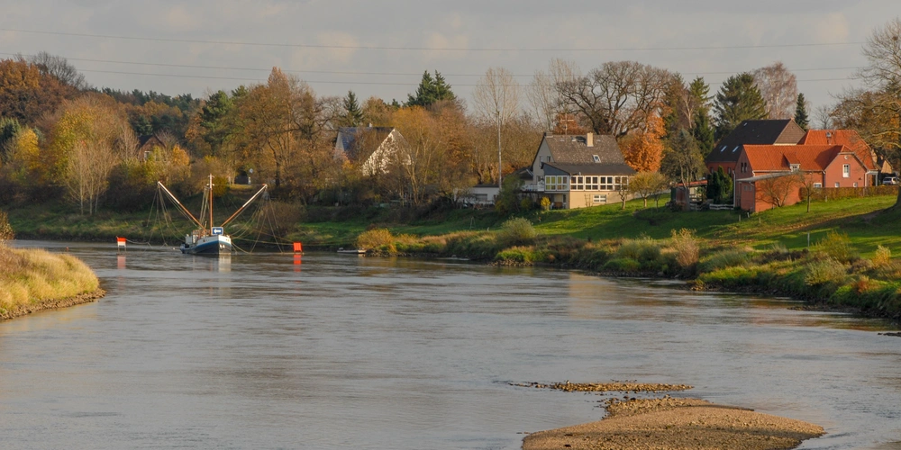 Weser bei Drakenburg Weser bei Drakenburg