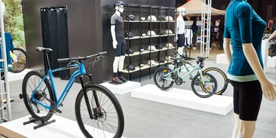 Fahrradhersteller Messestand