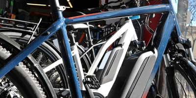 Ein E-Bike vom Nahem