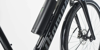 Nahaufnahme des E-Bikes Diamant