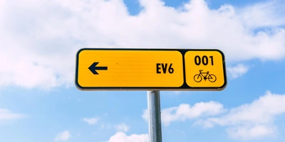 EuroVelo 6 Schild