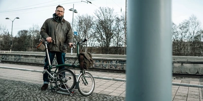 Fahrrad statt Auto: Tammo – ein Fan vom Brompton Faltrad