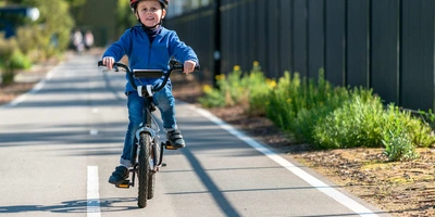 Kinderfreundliche Radwege
