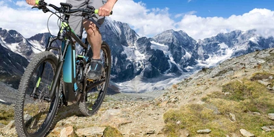 E-Mountainbike in den Alpen