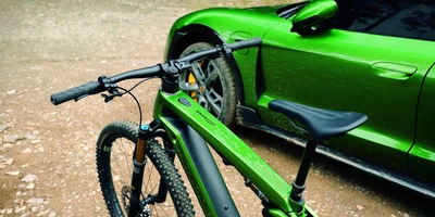 Posche E-Bike – Mambagrün Metallic