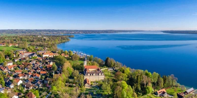 Seepanorama Runde von Starnberg Seepanorama von Starnberg