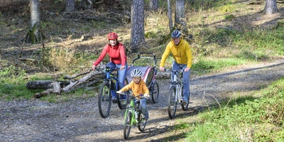 Fahrradausflug mit Kindern