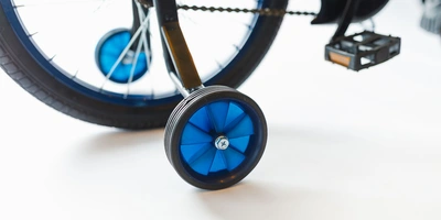 Stützräder - nicht nur für Kinder Stützräder Nahaufnahme