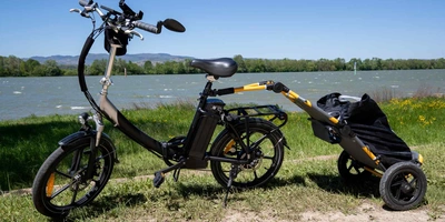 Fahrrad mit Anhänger Fahrrad mit Anhänger