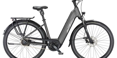 Das KTM Macina City 610 XL Damen Bike. Abbildung des KTM Macina City 610 XL Damen Bike.