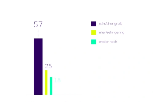 Balkendiagramm zum Interesse an Dienstrad-Leasing