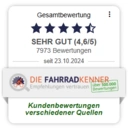 Fahrradkenner-Siegel für Insurance und Leasing